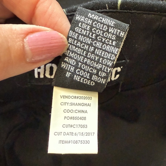 Hot Topic Floral Insects Swing Dress Black Halter Tulle Novelty Retro Small - Picture 10 of 10